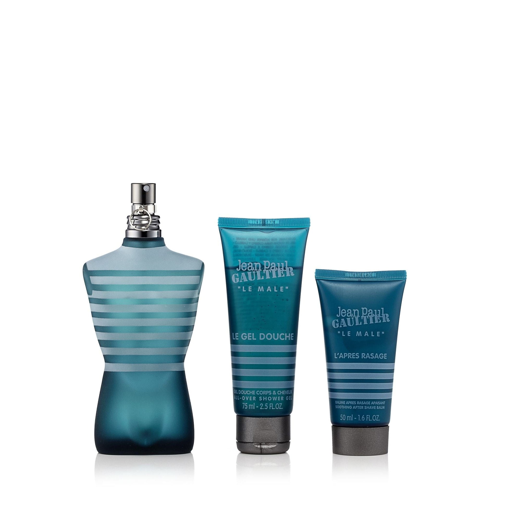 Jean Paul Gaultier Gift Set EDT, Shower Gel and After Shave Balm for Men by Jean Paul Gaultier 4.2 oz.
