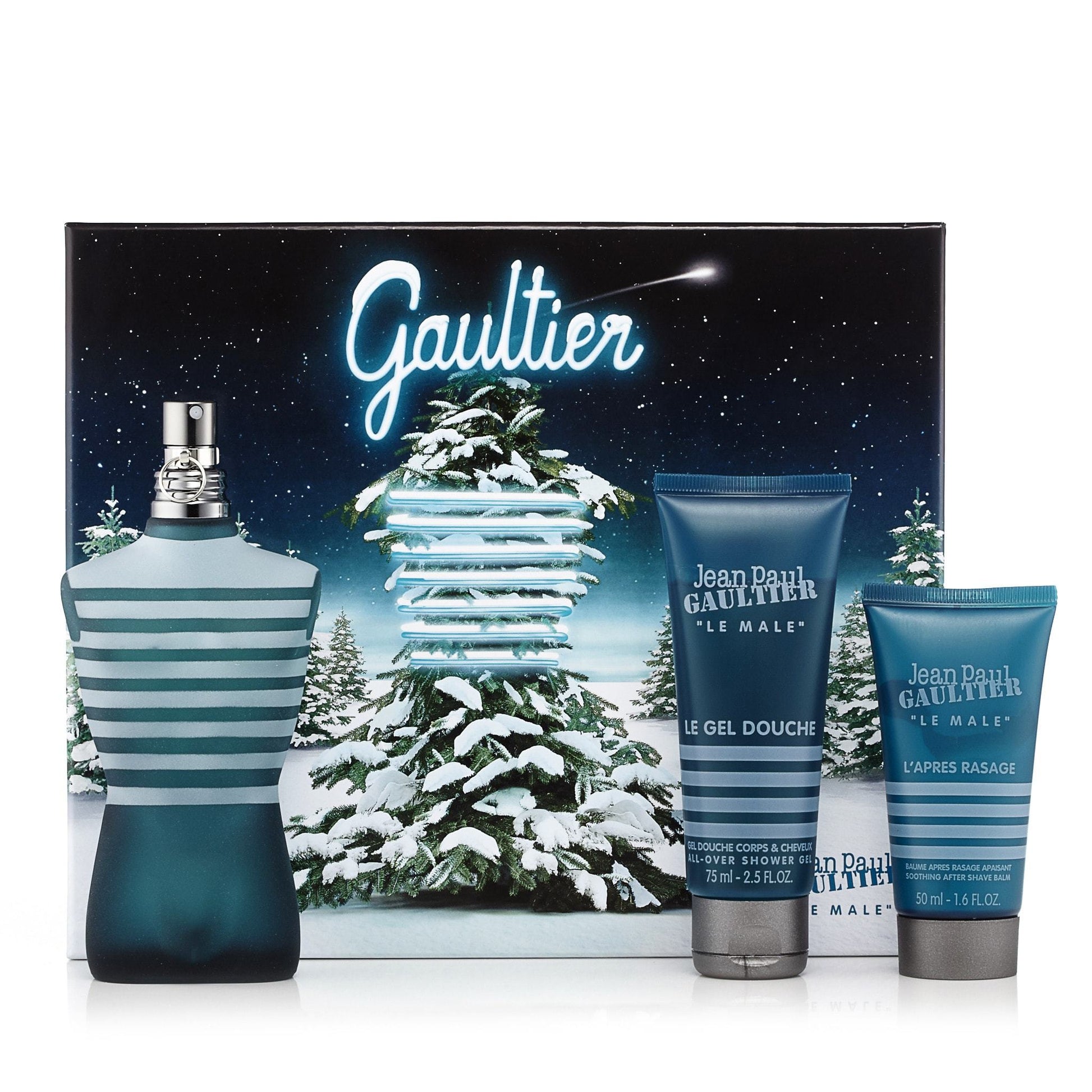 Jean Paul Gaultier Gift Set EDT, Shower Gel and After Shave Balm for Men by Jean Paul Gaultier 4.2 oz.