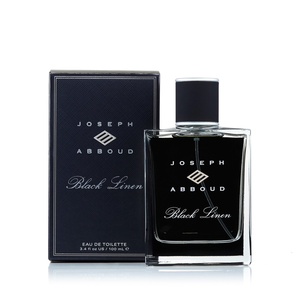 Black Linen Eau de Toilette Spray for Men by Joseph Abboud 3.4 oz.