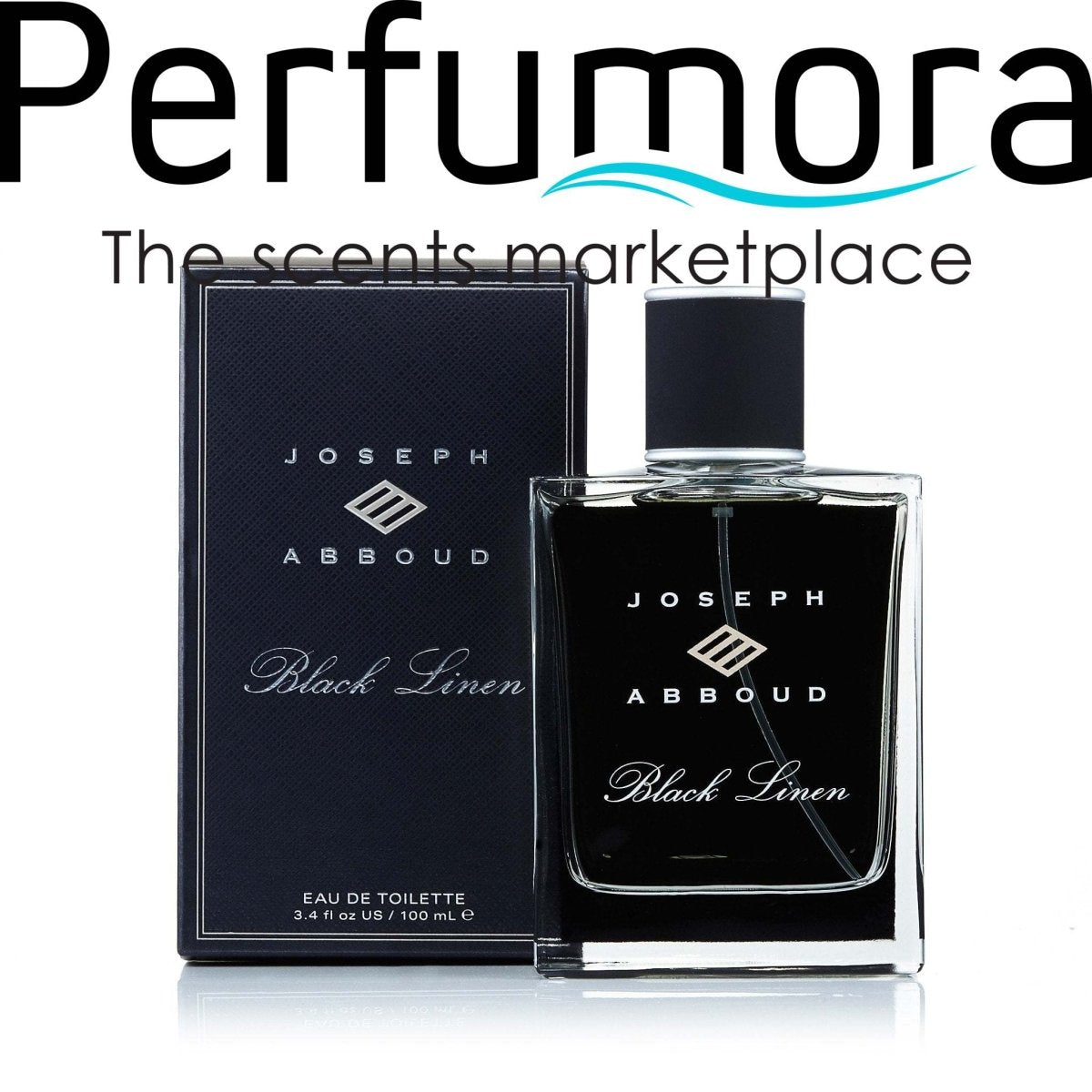 Black Linen Eau de Toilette Spray for Men by Joseph Abboud 3.4 oz.