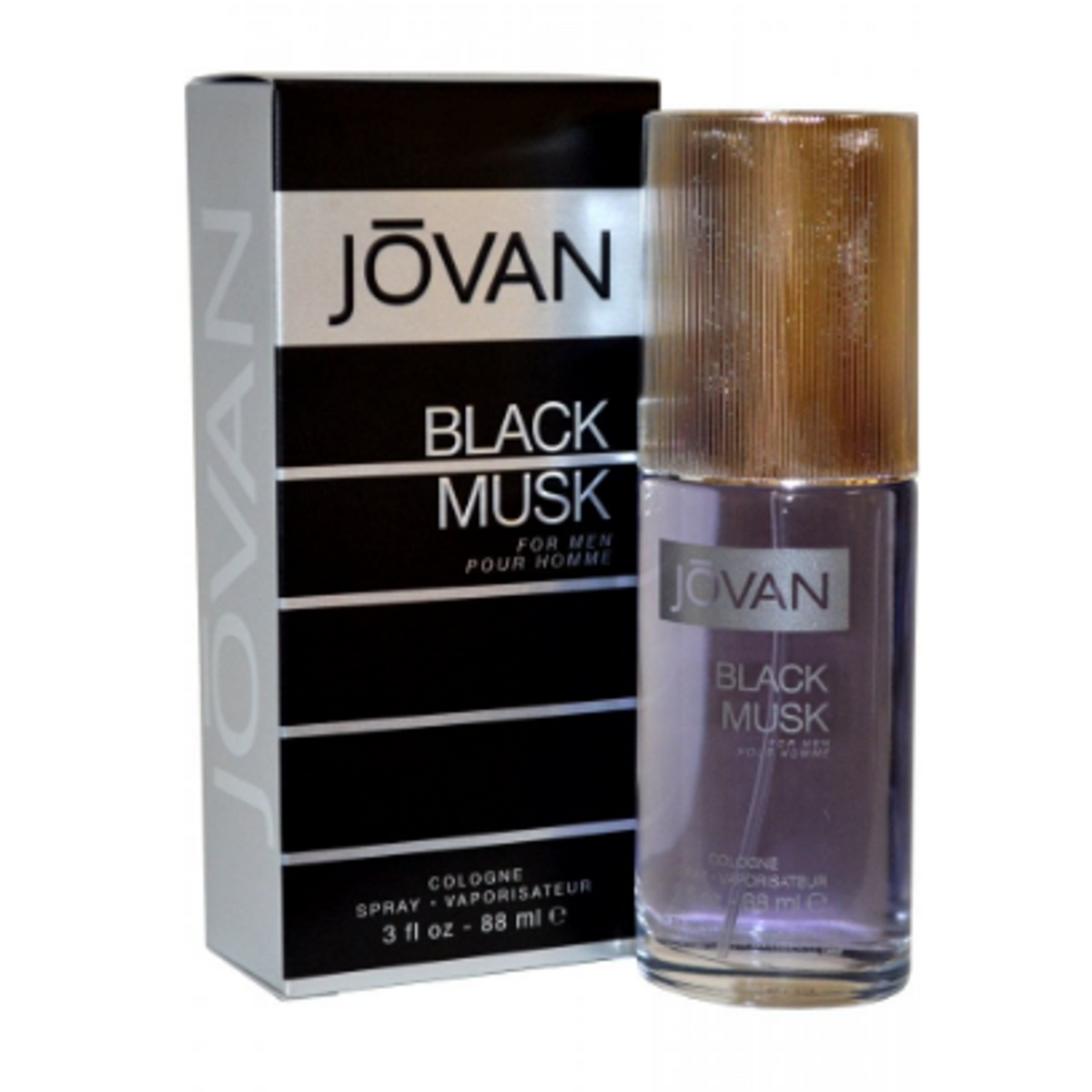 Jovan Black Musk Cologne Spray for Men