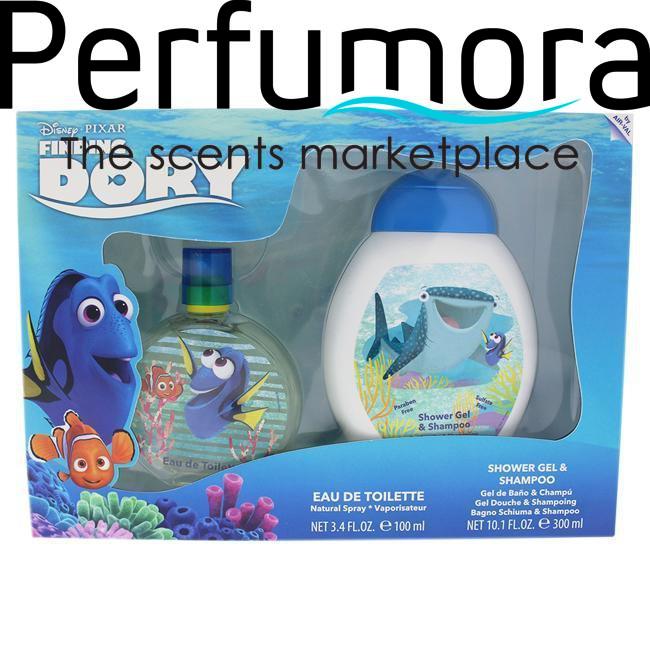 Finding Dory by Disney for Kids - 2 Pc Gift Set 3.4oz EDT Spray, 10.1oz Shower Gel & Shampoo