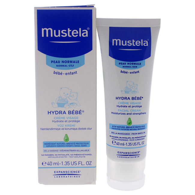 Hydra Bebe Facial Cream by Mustela for Kids - 1.35 oz Cream