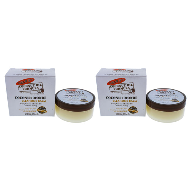 Coconut Oil Cleansing Balm - Pack of 2 by Palmers for Unisex - 2.25 oz Cleanser