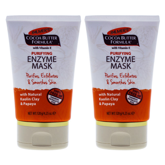 Cocoa Butter Purifying Enzyme Mask - Pack of 2 by Palmers for Women - 4.25 oz Mask