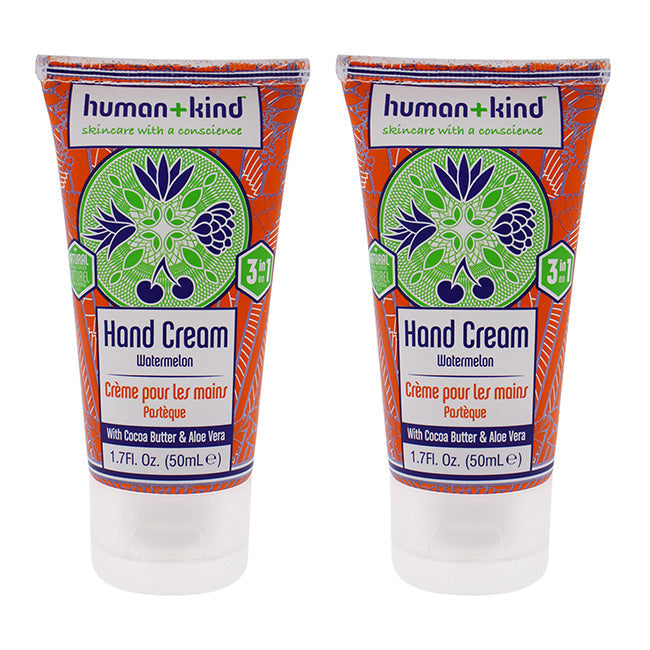 Hand-Elbow-Feet Cream - Watermelon - Pack of 2 by Human+Kind for Unisex - 1.7 oz Cream