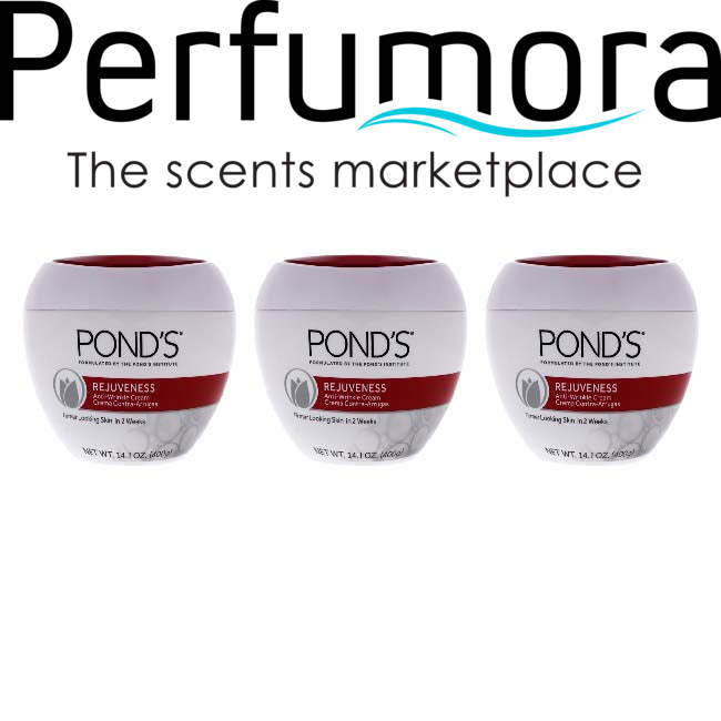 Rejuveness Anti-Wrinkle Cream by Ponds for Women - 14.1 oz Cream - Pack of 3