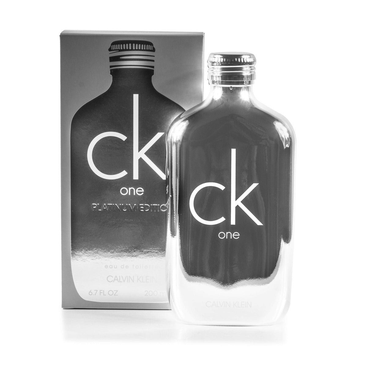 CK One Platinum Edition Eau de Toilette Spray for Women and Men by Calvin Klein 6.7 oz.