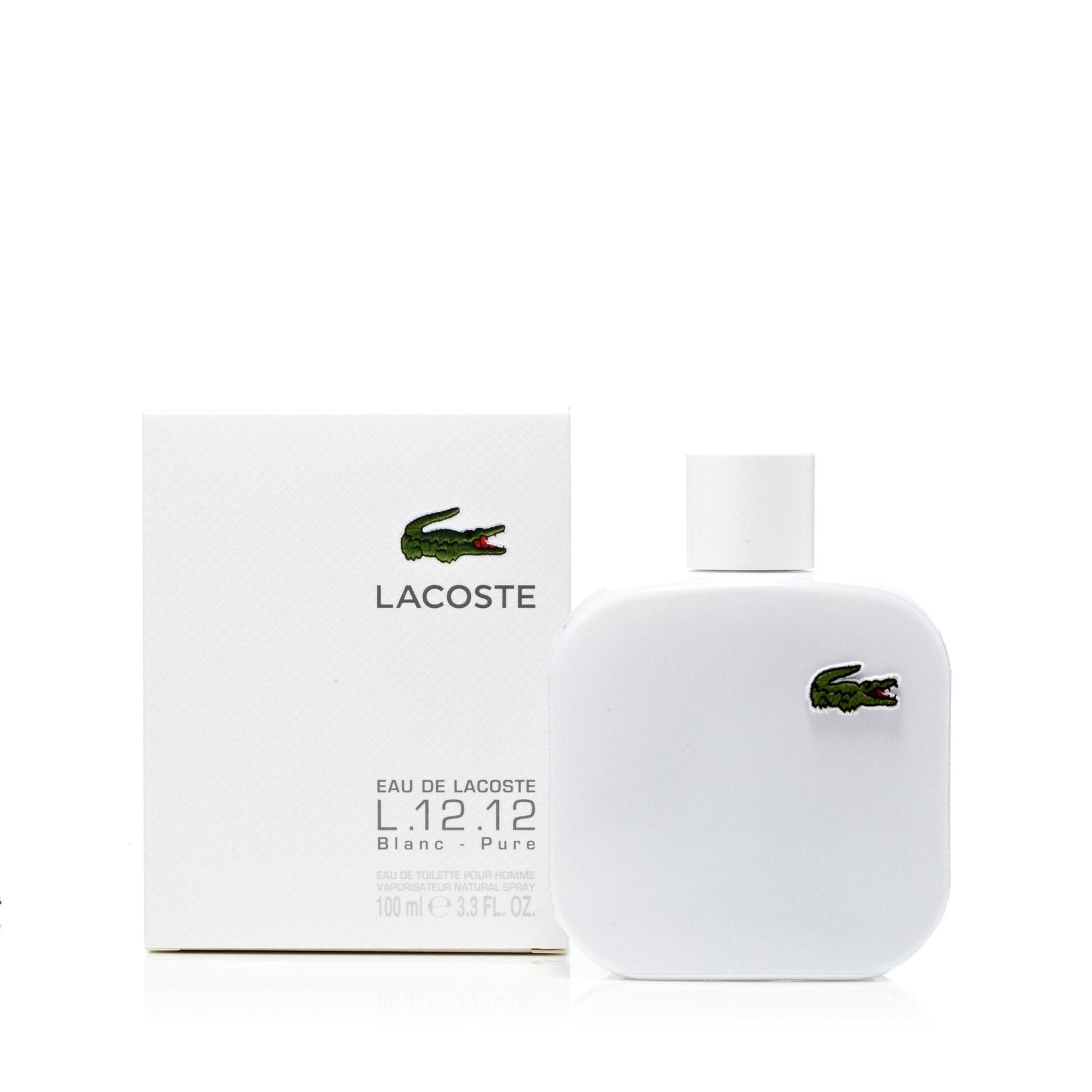 Lacoste L.12.12 Blanc Eau de Toilette Mens Spray 3.3 oz.