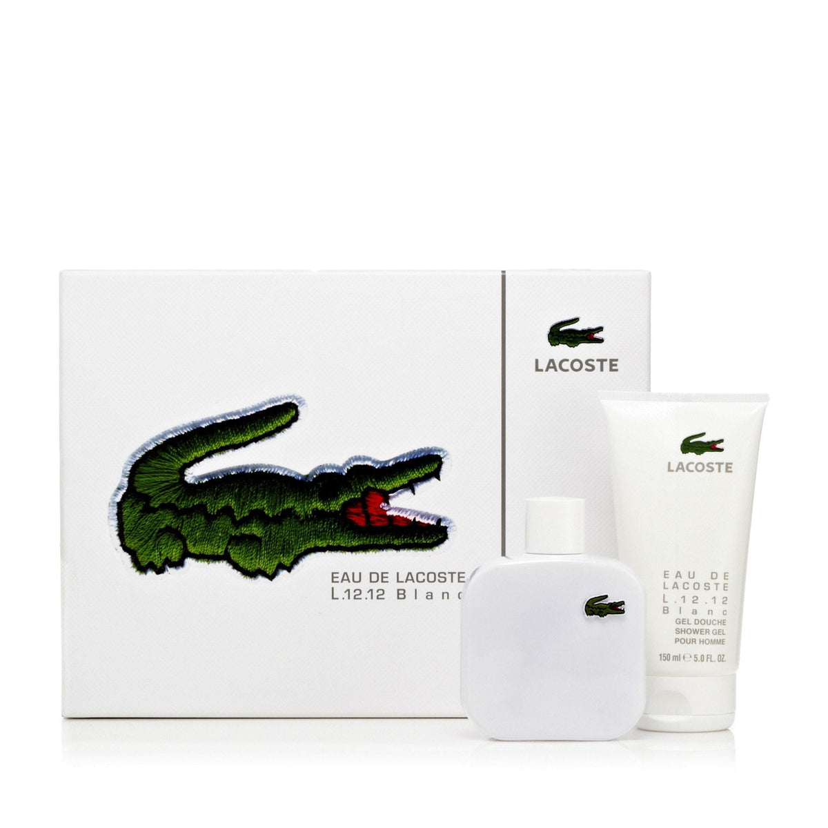 Lacoste L.12.12 Blanc Gift Set Mens 5 oz.