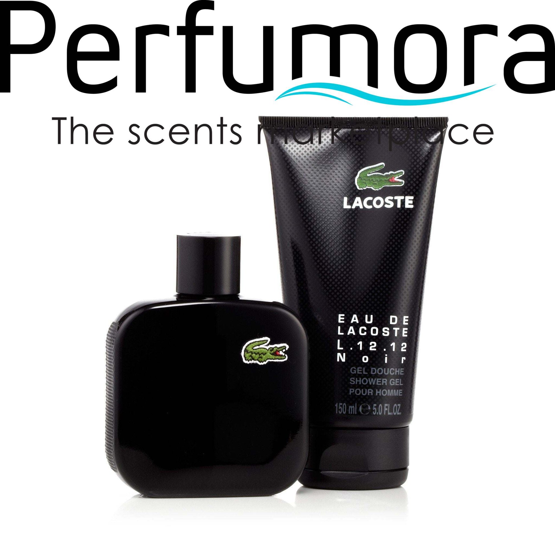 Lacoste L.12.12 Noir Gift Set Mens 5 oz.