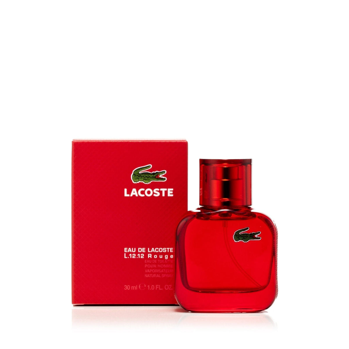 Lacoste L.12.12 Rouge Eau de Toilette Mens Spray 1.0 oz.