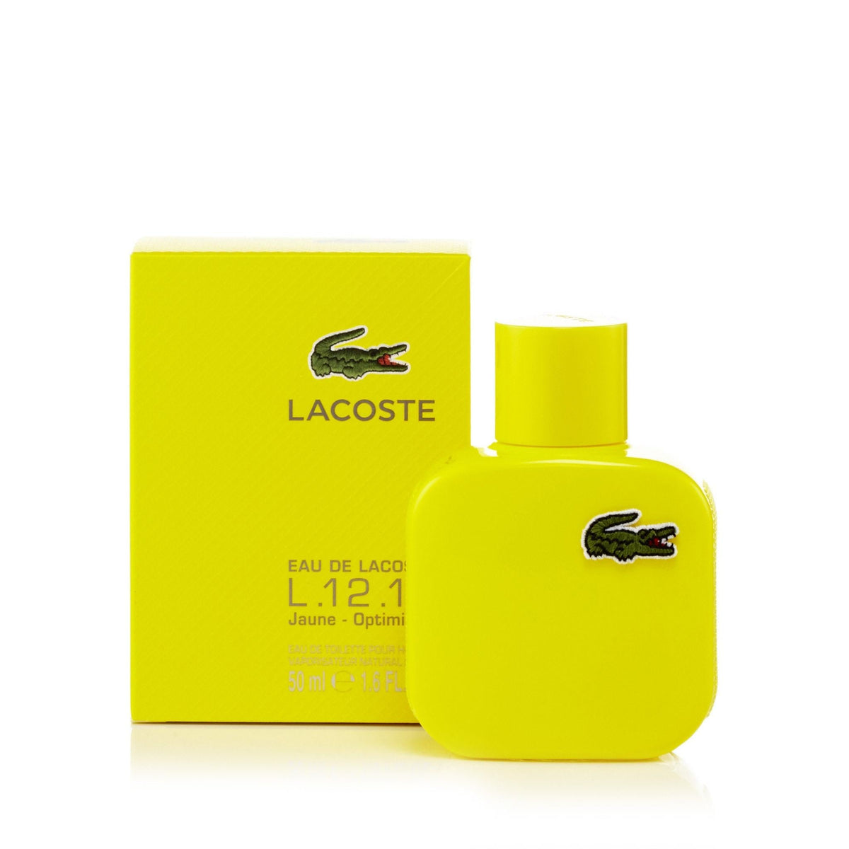 Lacoste L.12.12 Yellow Eau de Toilette Mens Spray 1.7 oz. 