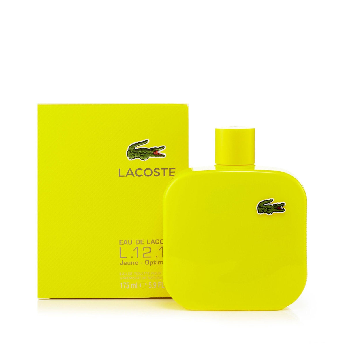 Lacoste L.12.12 Yellow Eau de Toilette Mens Spray 5.9 oz. 