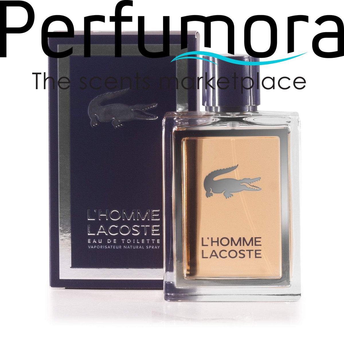 L'Homee Eau de Toilette Spray for Men by Lacoste 3.3 oz.