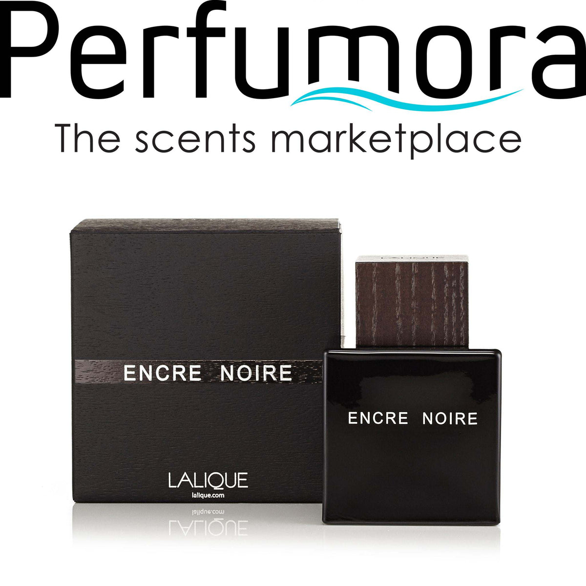 Encre Noire Eau de Toilette Spray for Men by Lalique 3.3 oz.