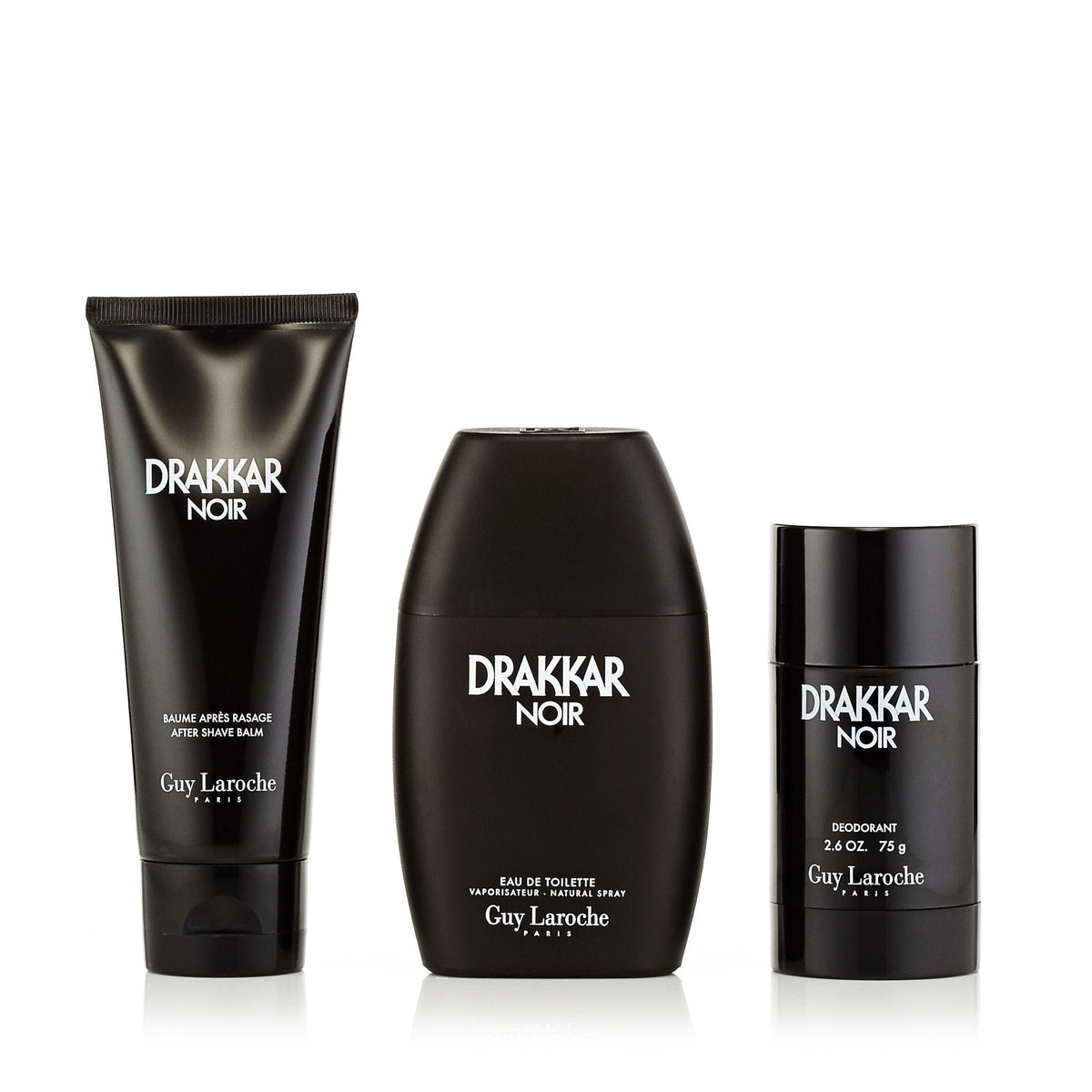 Drakkar Gift Set EDT, After Shave Balm and Deodorant for Men by Guy Laroche 3.4 oz.