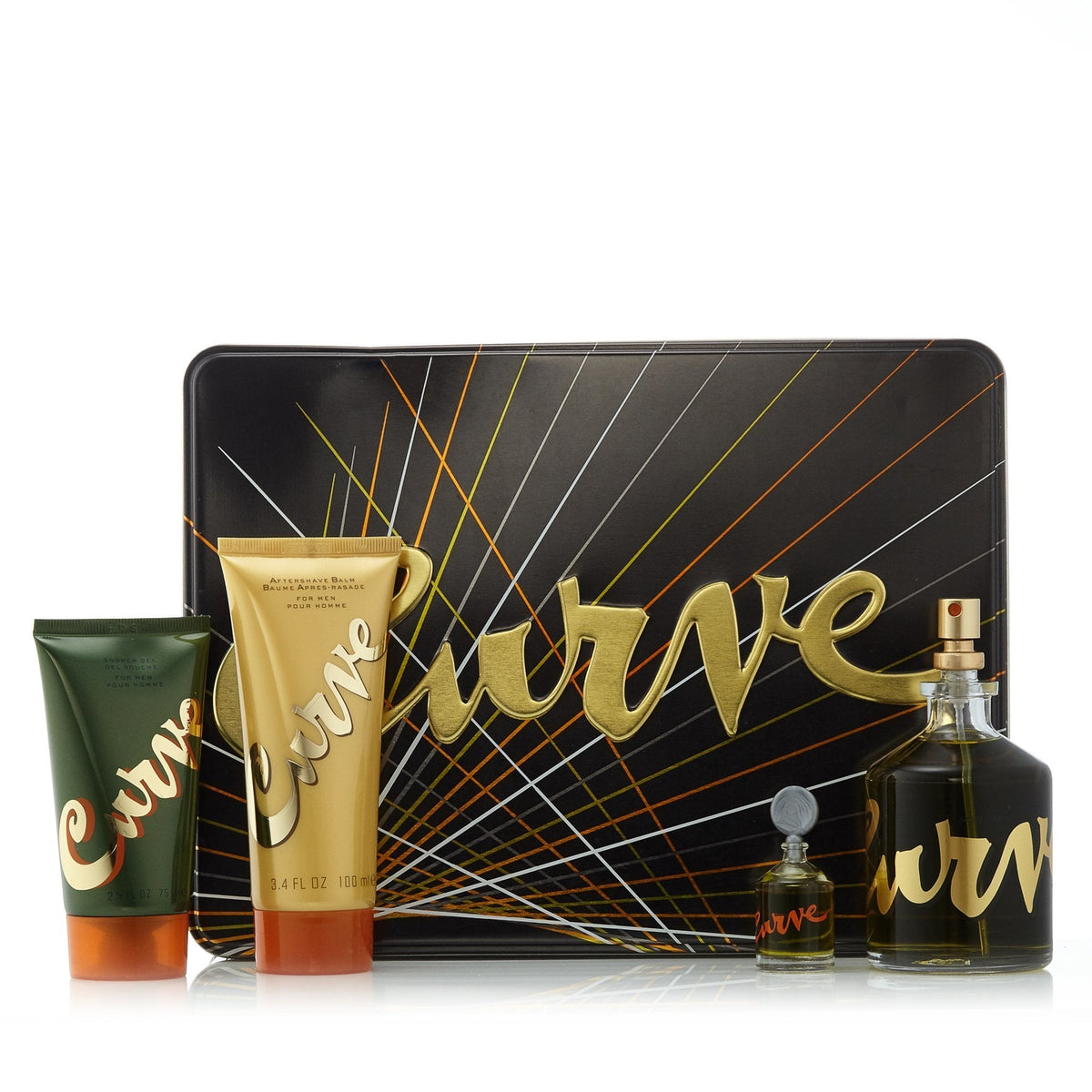 Curve Gift Set for Men by Claiborne 4.2 oz.