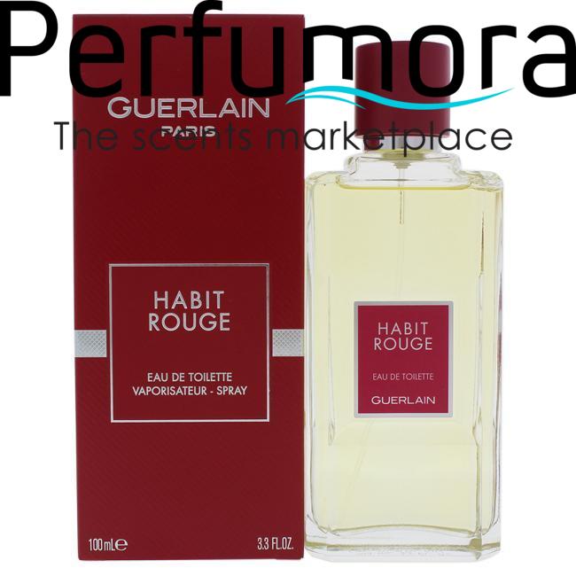 Habit Rouge by Guerlain for Men - Eau de Toilette - EDT/S