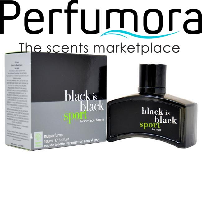 Black Is Black Sport by Nuparfums for Men - Eau de Toilette - EDT/S