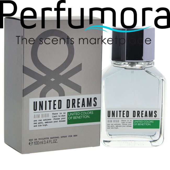 UNITED DREAMS AIM HIGH BY UNITED COLORS OF BENETTON FOR MEN -  Eau De Toilette SPRAY