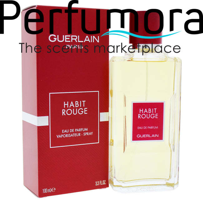 Habit Rouge by Guerlain for Men - EDP Spray