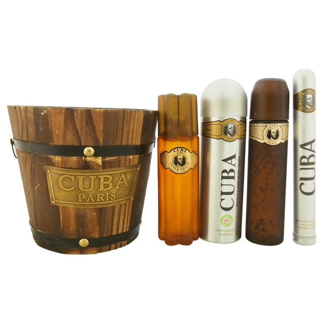 Cuba Gold by Cuba for Men - 5 Pc Gift Set