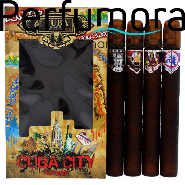 Cuba City by Cuba for Men - 4 Pc Gift Set