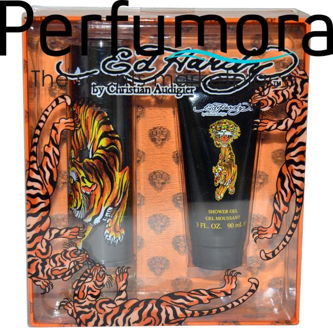 Ed Hardy by Christian Audigier for Men - 2 Pc Gift Set 3.4oz EDT Spray, 3oz Shower Gel