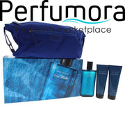 Cool Water by Zino Davidoff for Men - 4 Pc Gift Set 4.2oz Eau de Toilette - EDT/S, 2.5oz Shower Gel, 2.5oz After S