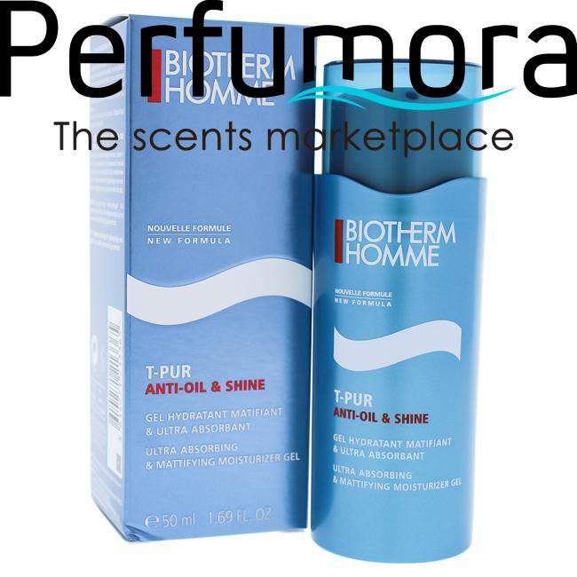 Homme T-Pur Anti Oil and Shine - Mattifying Moisturizing Gel by Biotherm for Men - 1.69 oz Gel