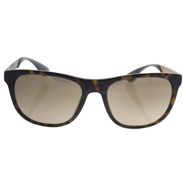 Prada SPR 04S HAQ-4O2 - Matte Havana/Brown Grandient by Prada for Men - 57-19-145 mm Sunglasses