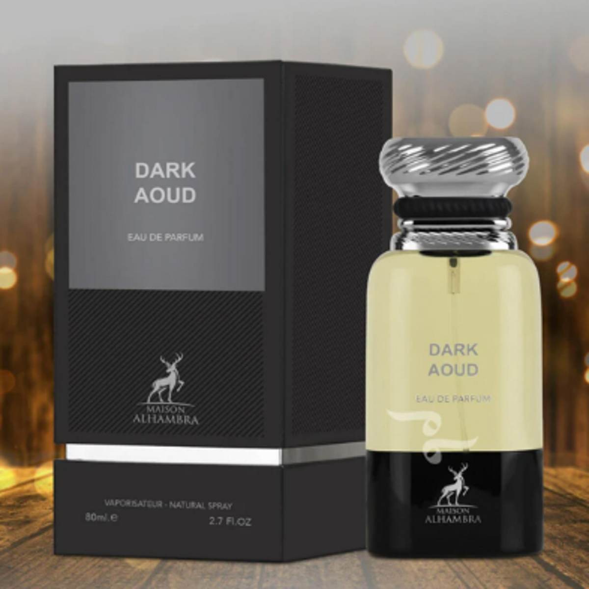 MAISON ALHAMBRA Dark Aoud EDP Spray For Unisex