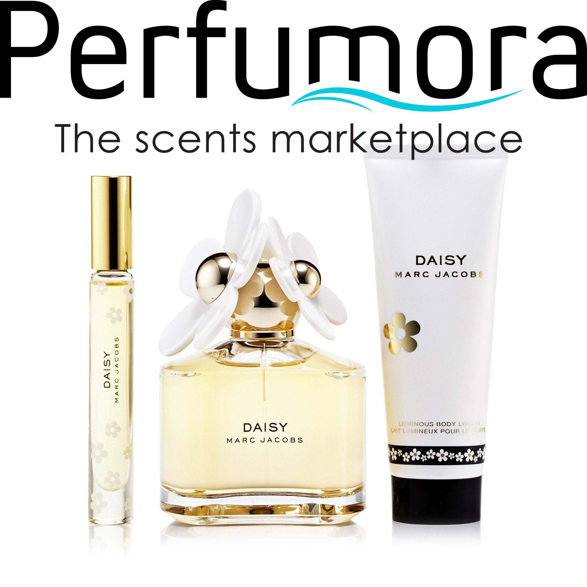 Daisy Gift Set Eau de Toilette, Body Lotion, Rollerball for Women by Marc Jacobs