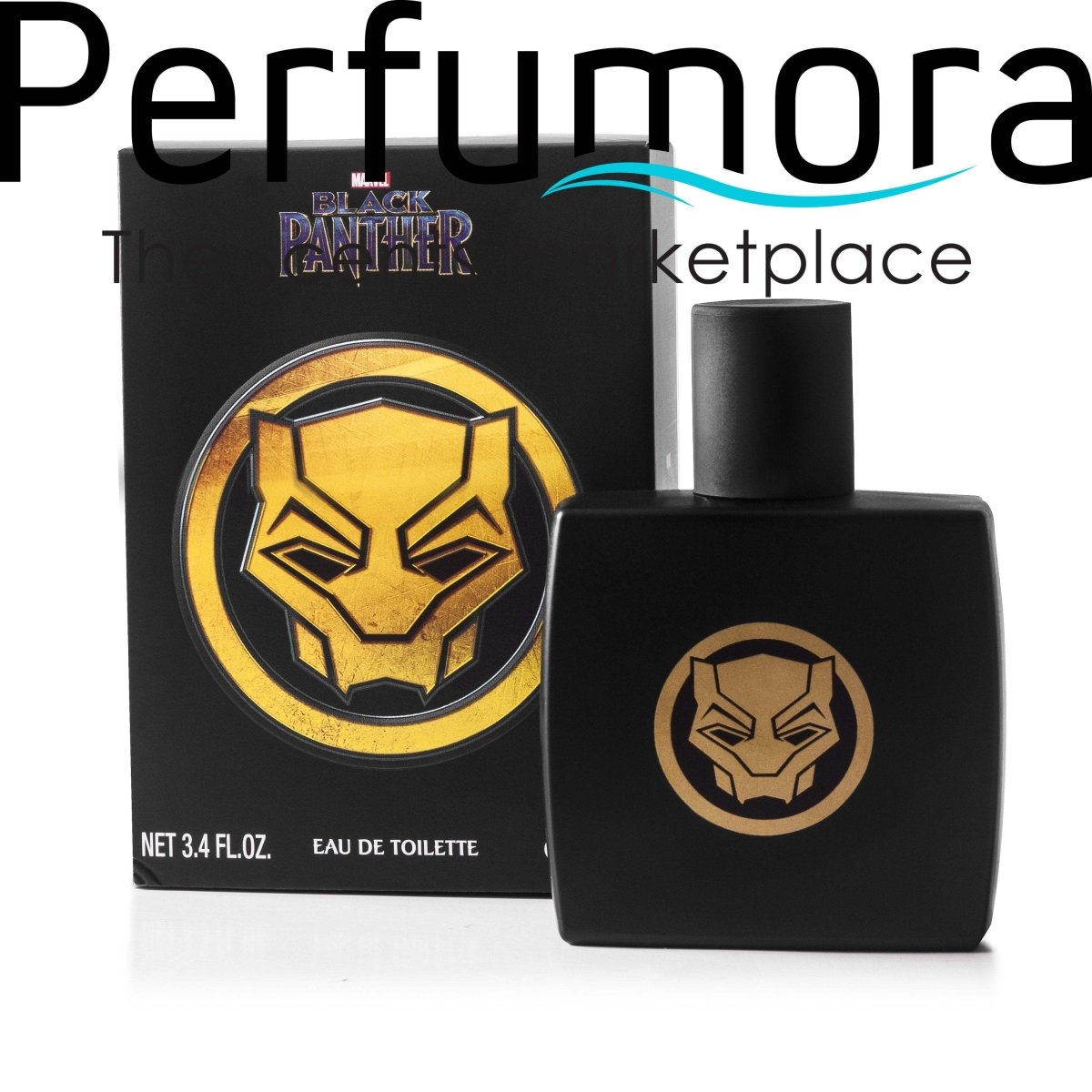 Black Panther Eau de Toilette Spray for Boys by Marvel 3.4 oz.