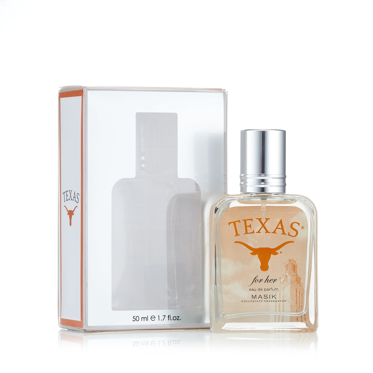 The University of Texas Eau de Parfum Spray for Women by Masik 1.7 oz.