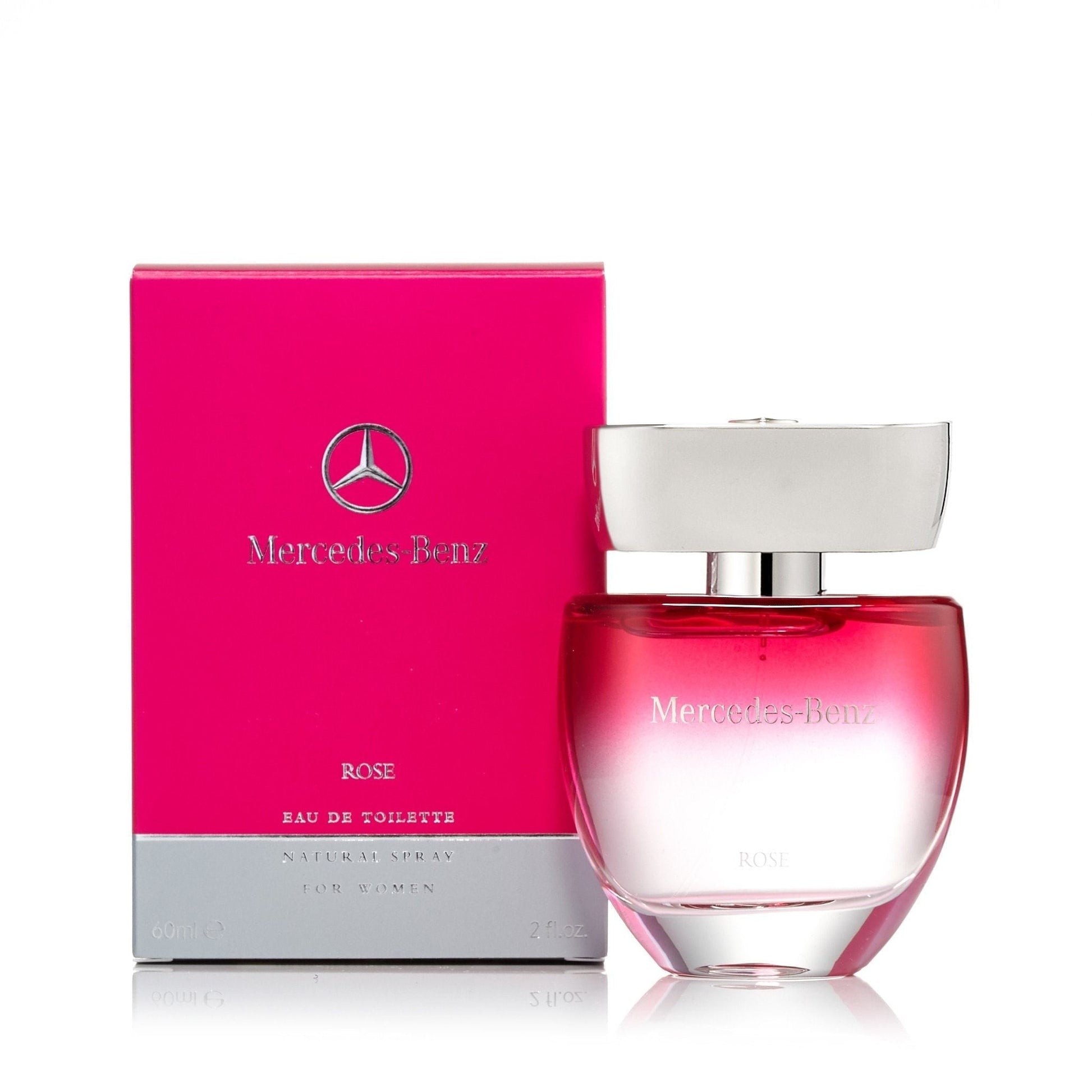 Rose Eau de Toilette Spray for Women by Mercedes-Benz 2.0 oz.