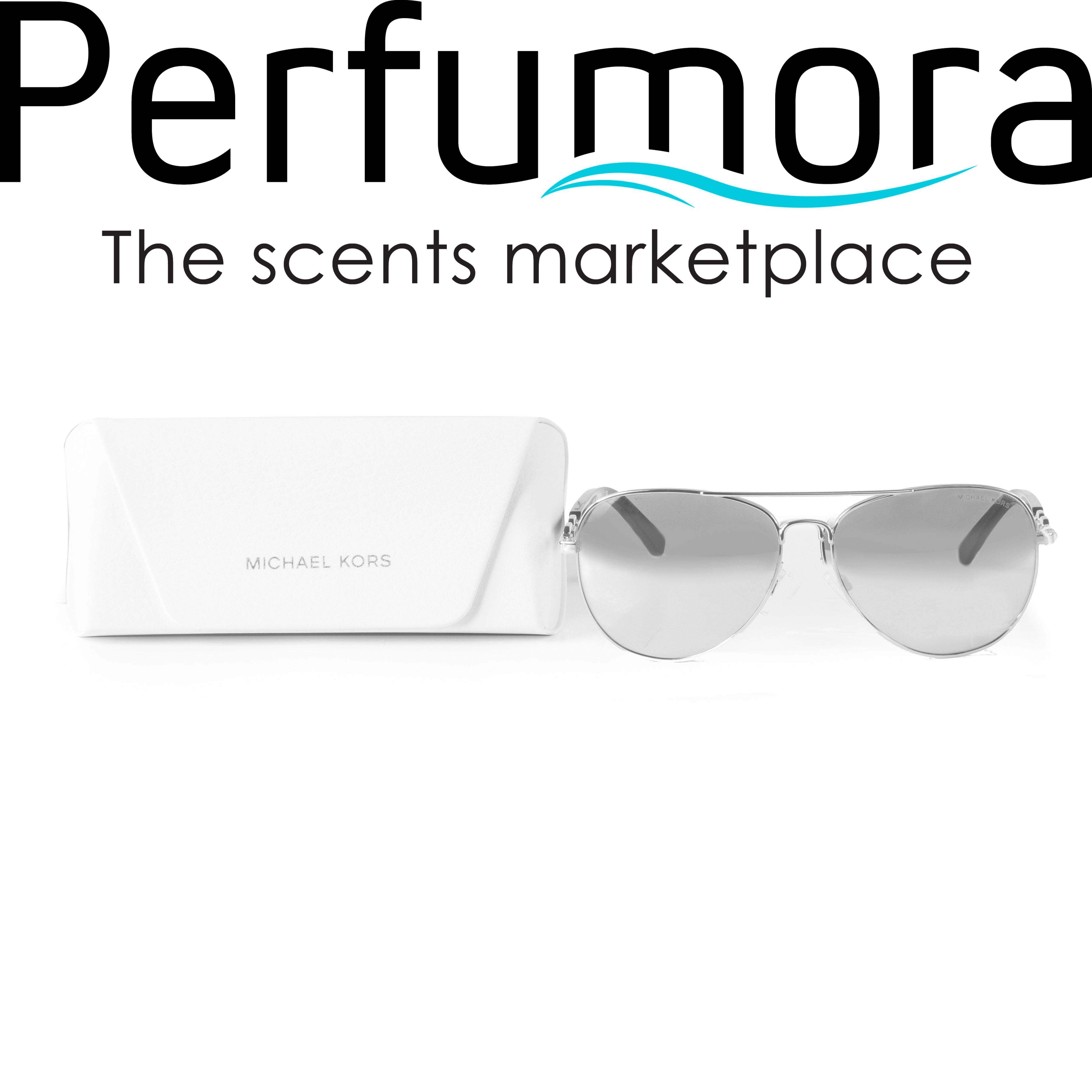 Silver Aviator Sunglasses by Michael Kors