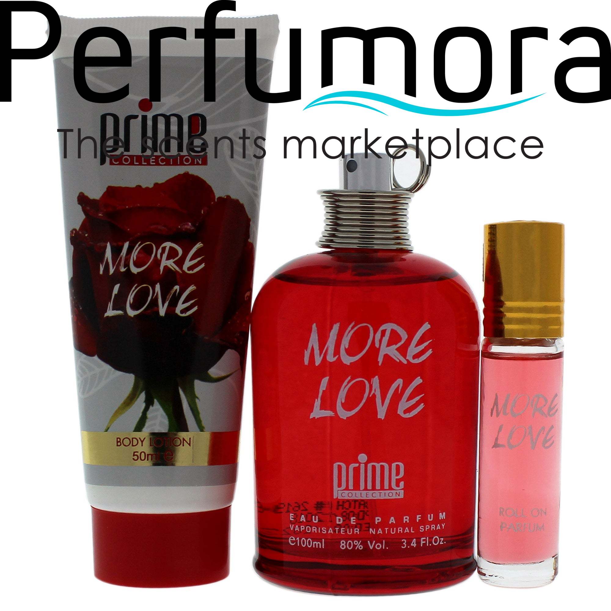 More Love by Prime Collection for Women - 3 Pc Gift Set