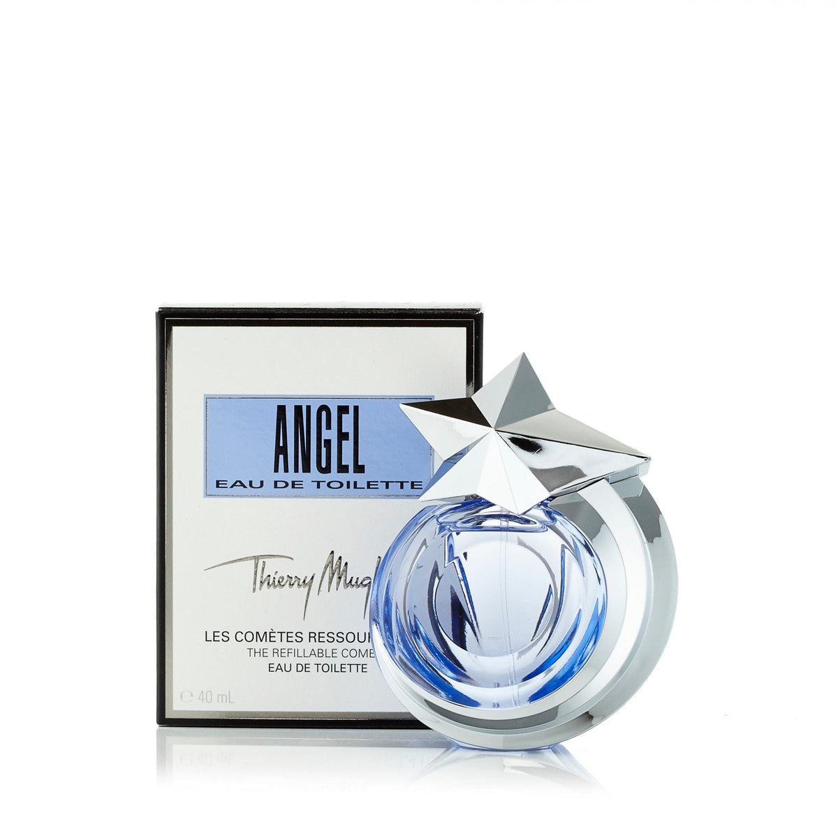 Angel Refillable Eau de Toilette Spray for Women by Thierry Mugler 1.4 oz.