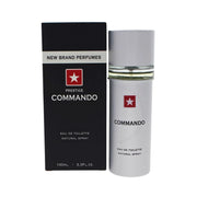 NEW BRAND PRESTIGE COMMANDO EDT Spray For MEN