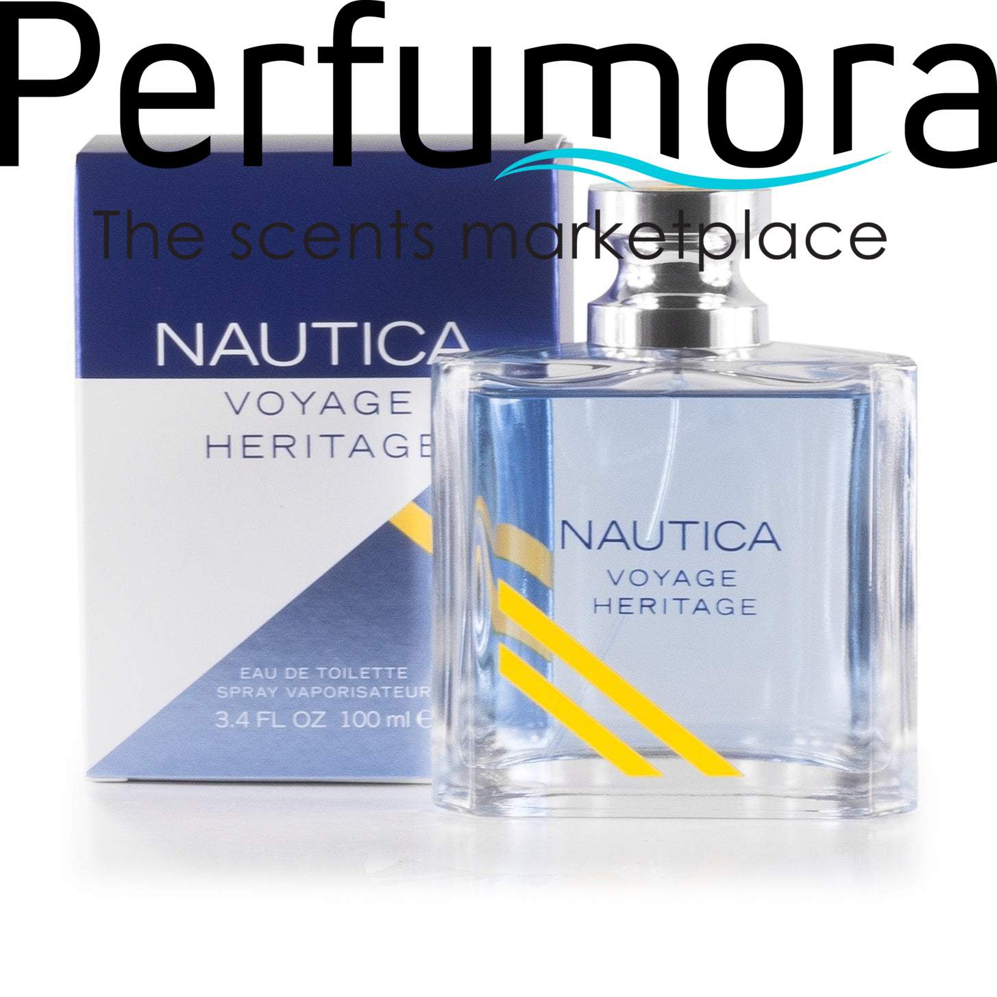 Voyage Heritage Eau de Toilette Spray for Men by Nautica 3.4 oz.