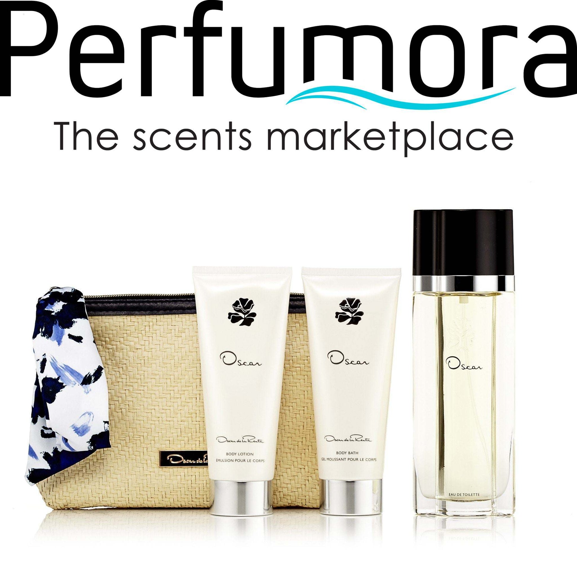 Oscar Gift Set EDT, Body Lotion, Shower Gel and Bag for Women by Oscar De La Renta 3.4 oz.