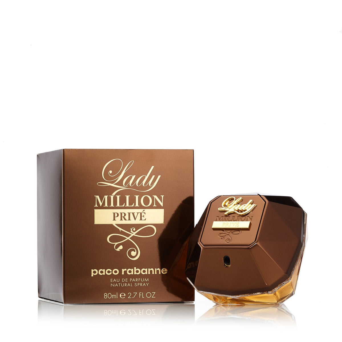 Lady Million Prive Eau de Parfum Spray for Women by Paco Rabanne 2.7 oz.