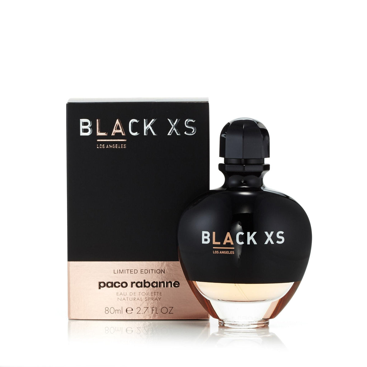 XS Black Los Angeles Eau de Toilette Spray for Women by Paco Rabanne 2.7 oz.