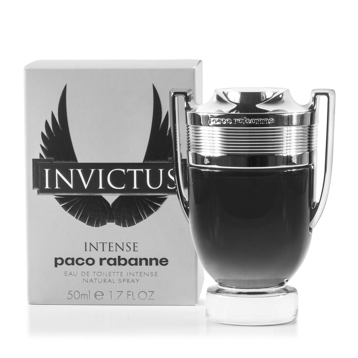 Invictus Intense Eau de Toilette Spray for Men by Paco Rabanne 1.7 oz.