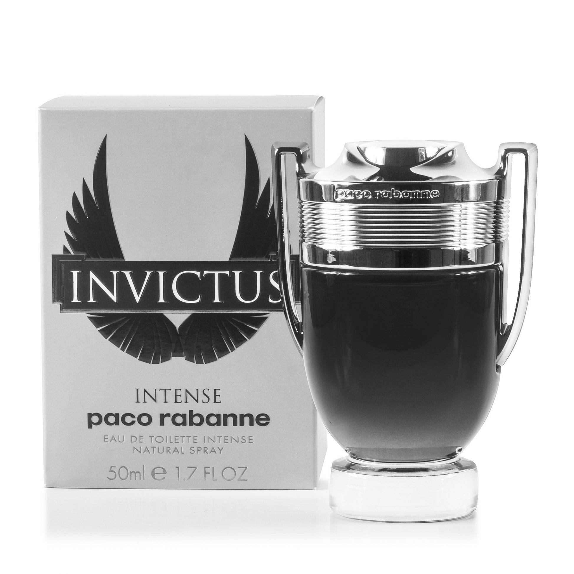 Invictus Intense Eau de Toilette Spray for Men by Paco Rabanne 1.7 oz.