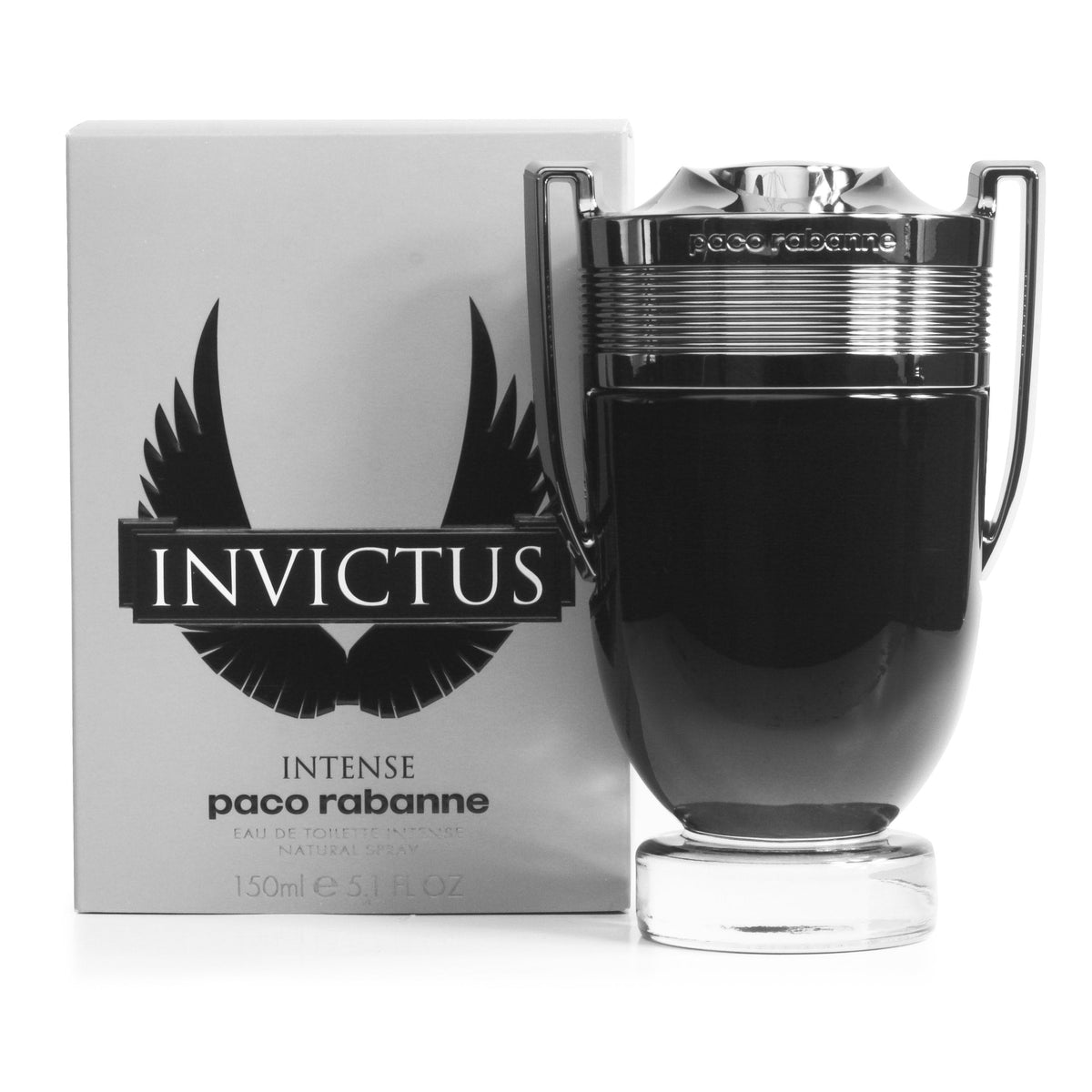 Invictus Intense Eau de Toilette Spray for Men by Paco Rabanne 5.1 oz.