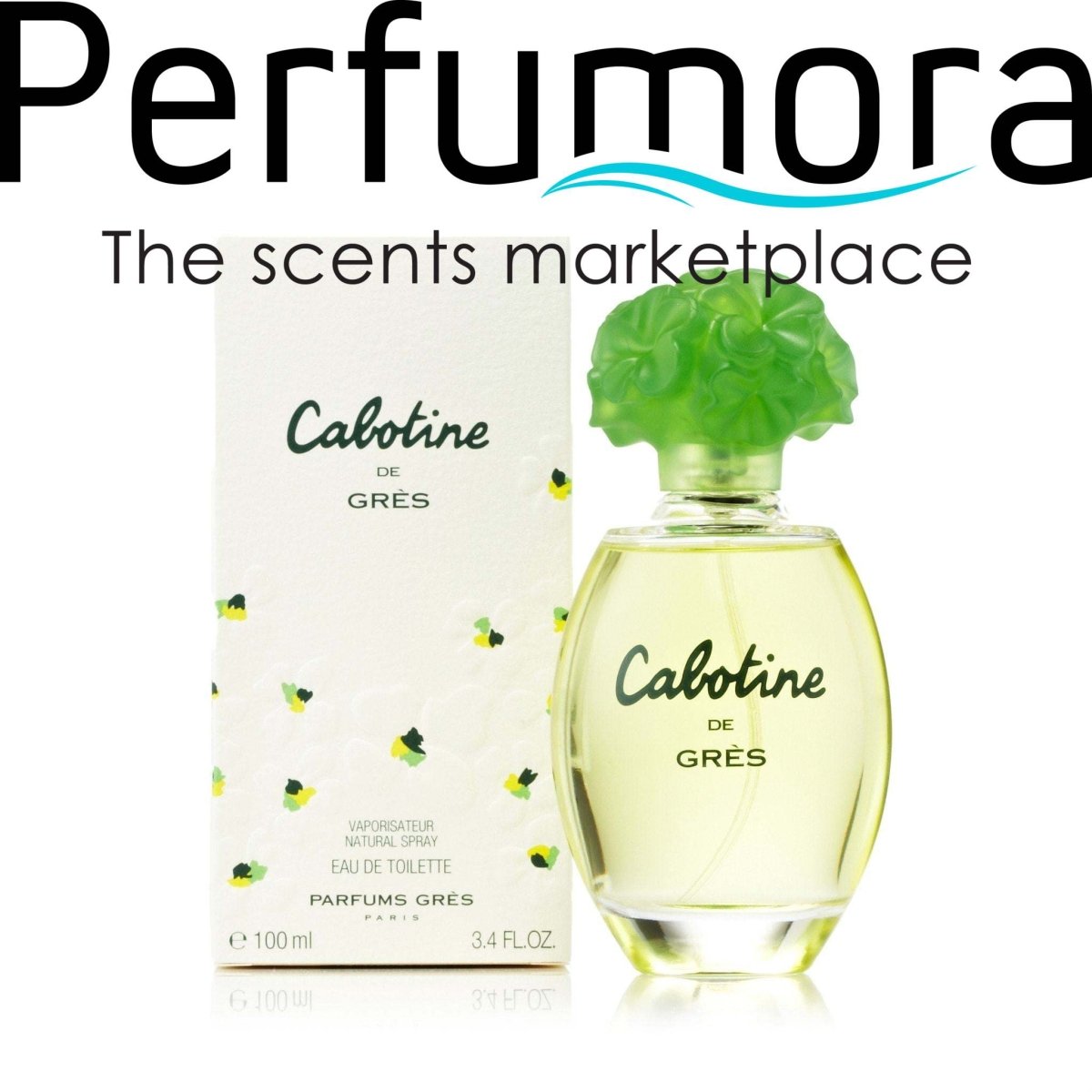 Parfums Gres Cabotine Eau de Toilette Womens Spray 3.4 oz.