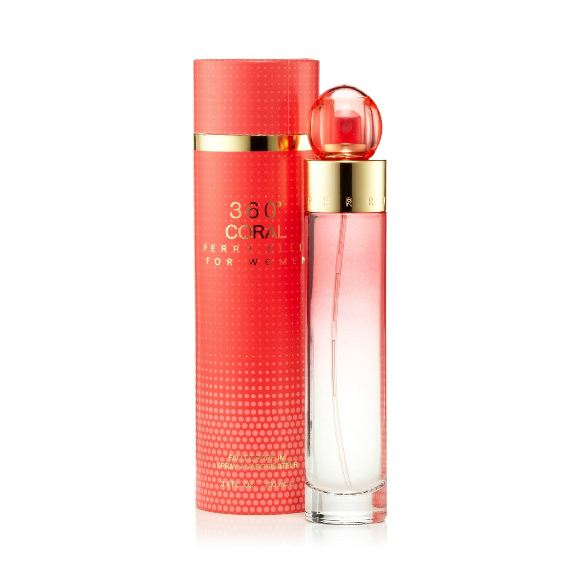 Perry Ellis 360 Coral Eau de Parfum Womens Spray 3.4 oz.